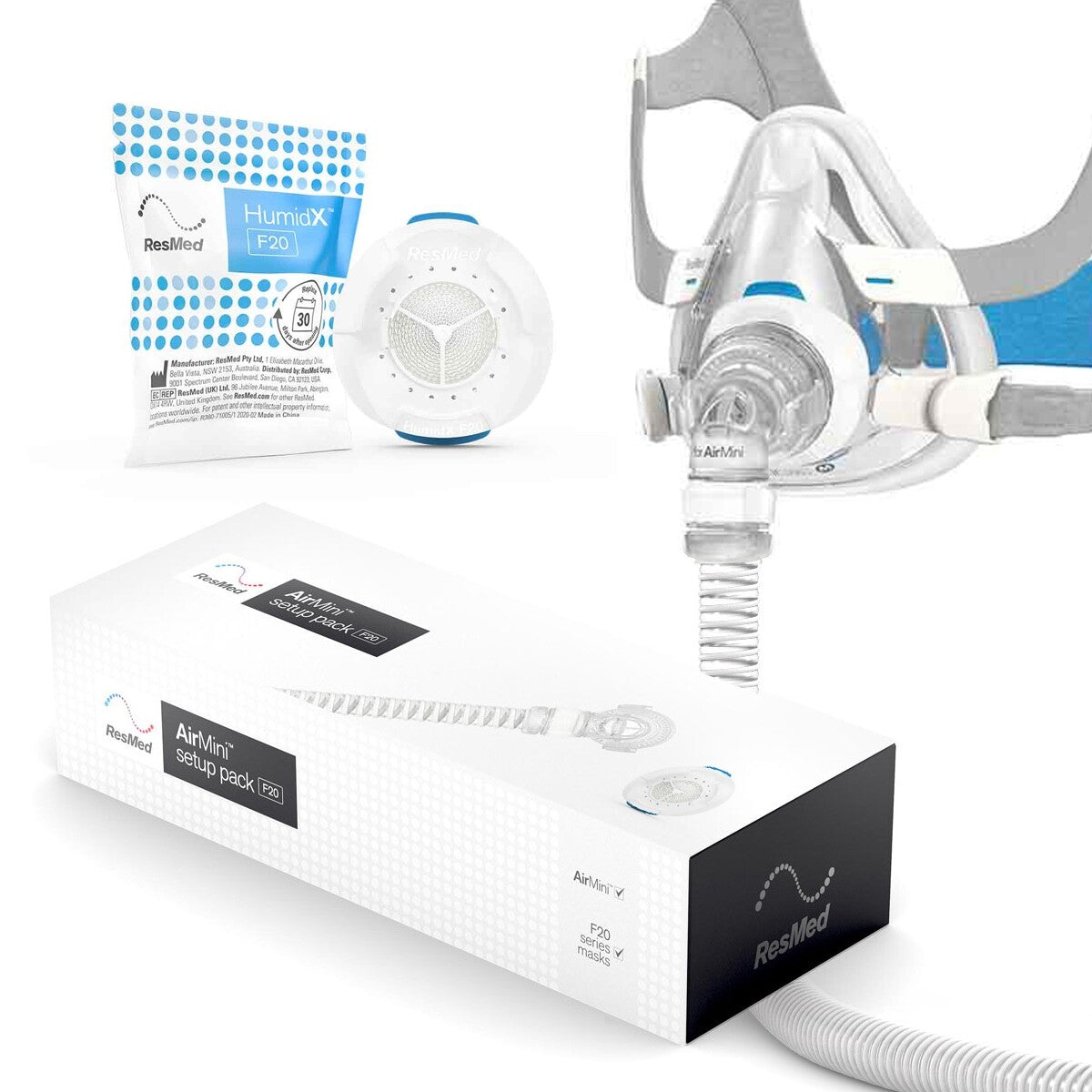 AirFit & Airtouch F20 Full Face Setup Pack for AirMini