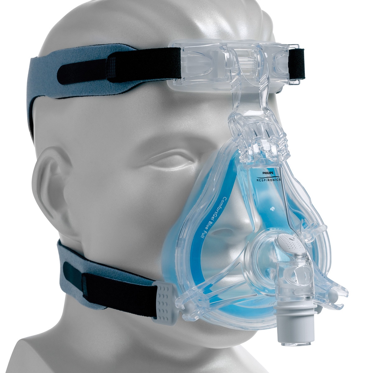 Philips Respironics Comfortgel Blue Full Face Cpap Mask 30 Night Risk Free Trial Ships Free 