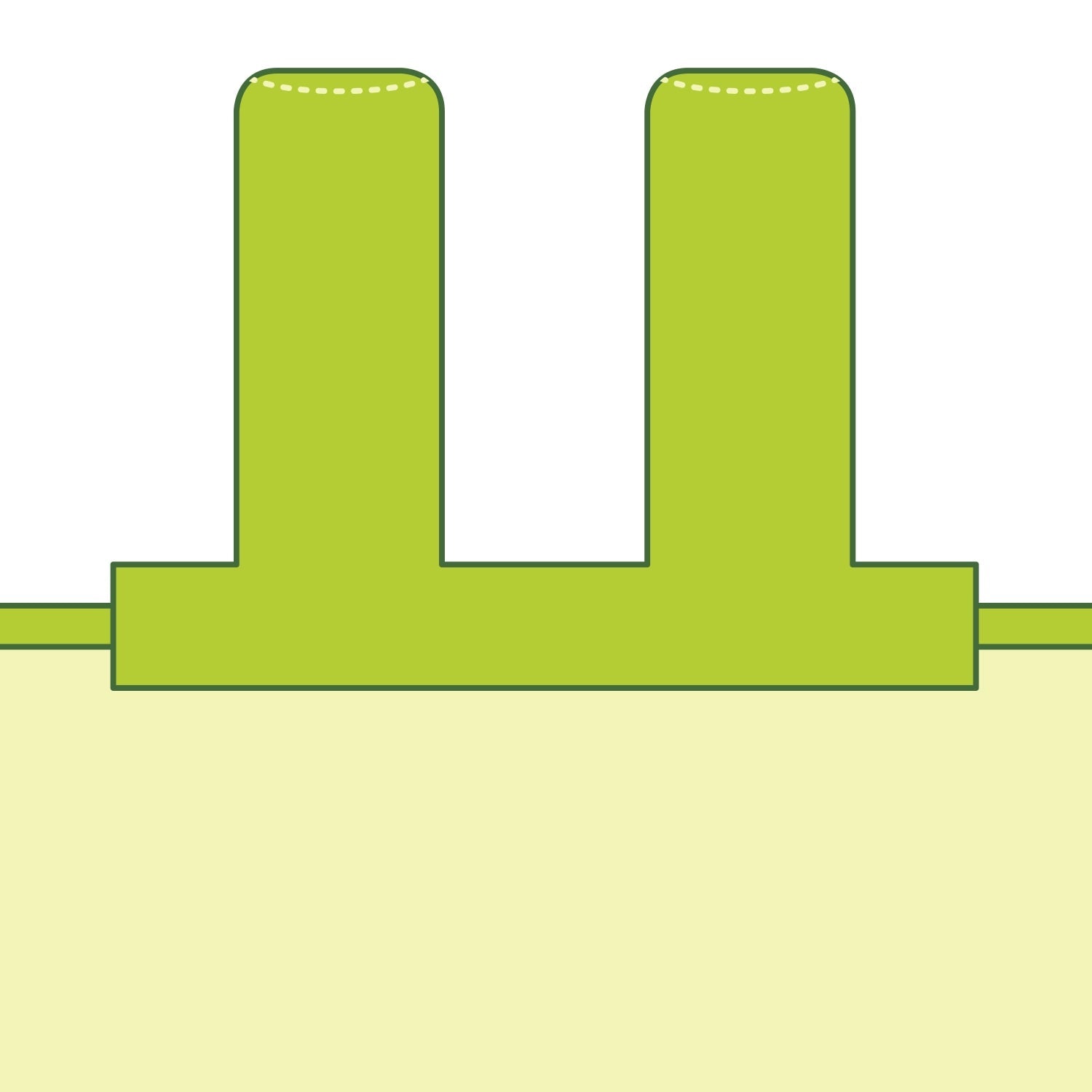Oxygen Nasal Cannulas with Straight Prongs