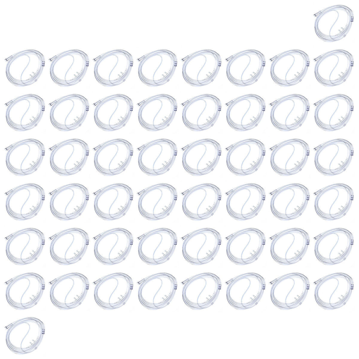 fifty pack of 7 foot softech nasal cannulas