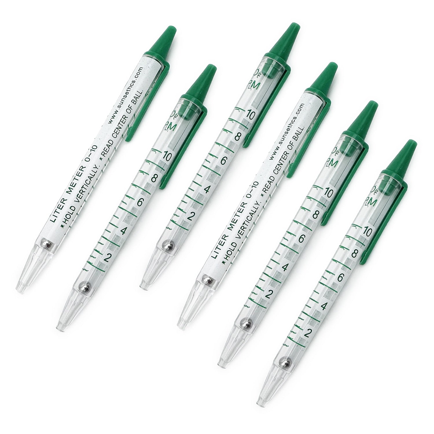 Handheld Oxygen Liter Flow Meter (Up to 10 LPM)