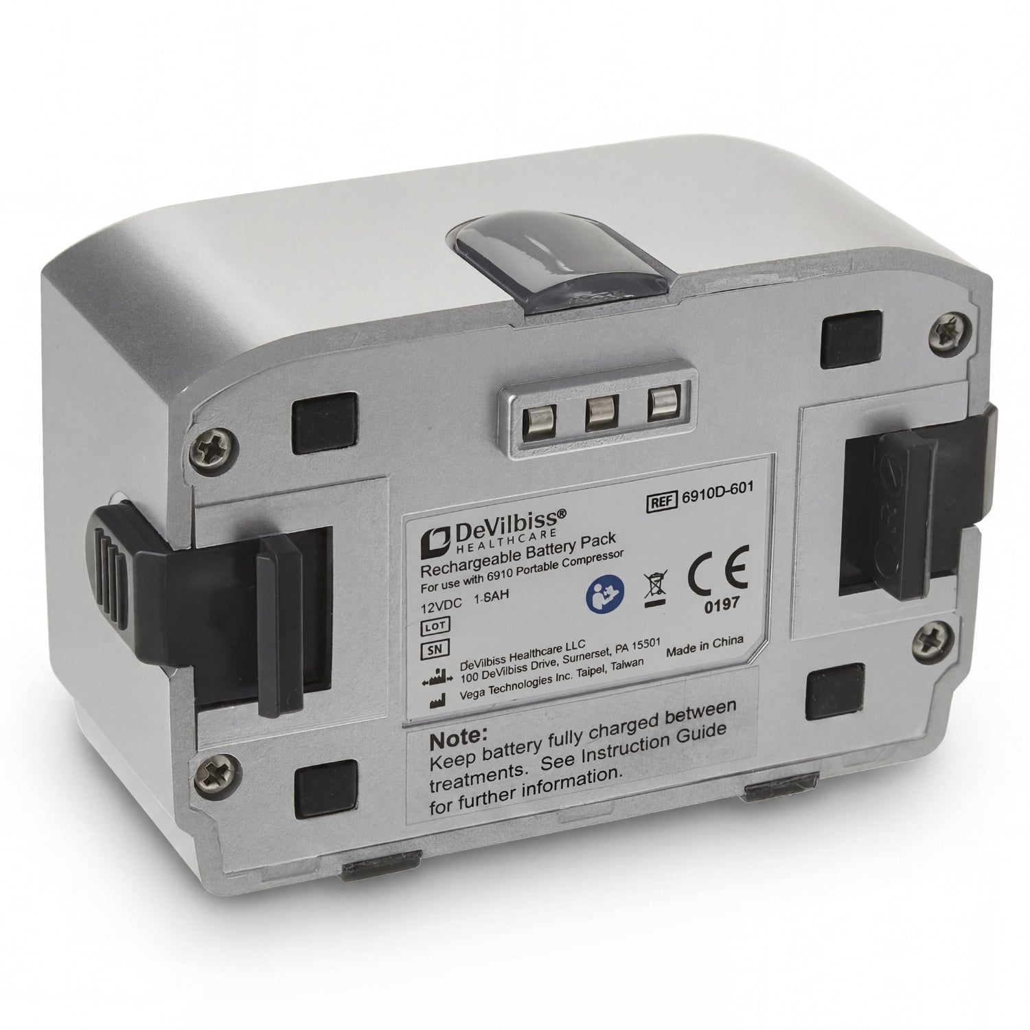 6910d 601 battery traveler compressor nebulizer