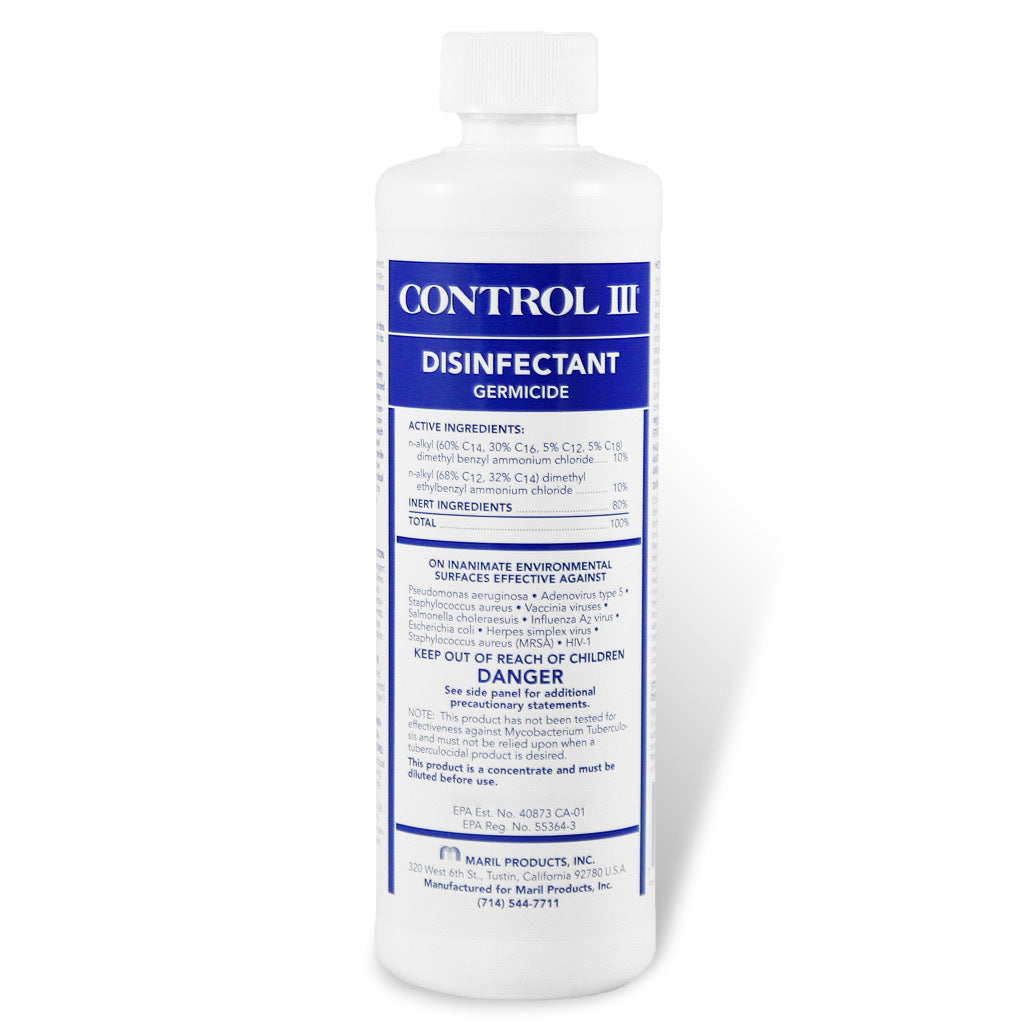 CONTROL III 8 maril cpap disinfectant cleaner