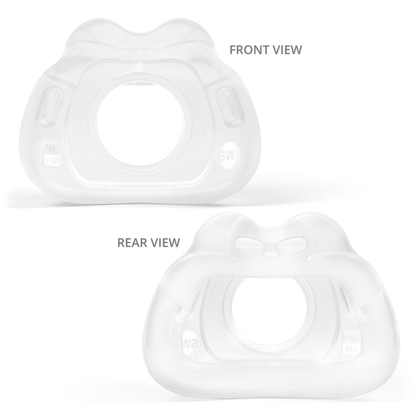 airfit f40 cpap mask cushion front rear view