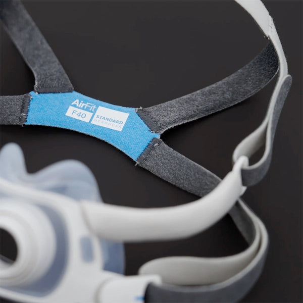 Headgear (with Magnetic Clips) for AirFit F40 Series Full Face CPAP Masks