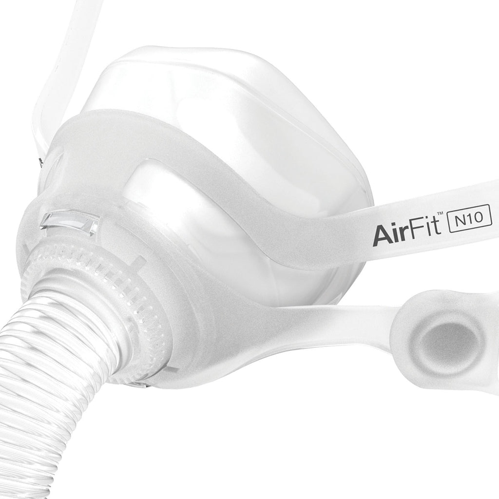 airfit n10 nasal cpap mask closeup