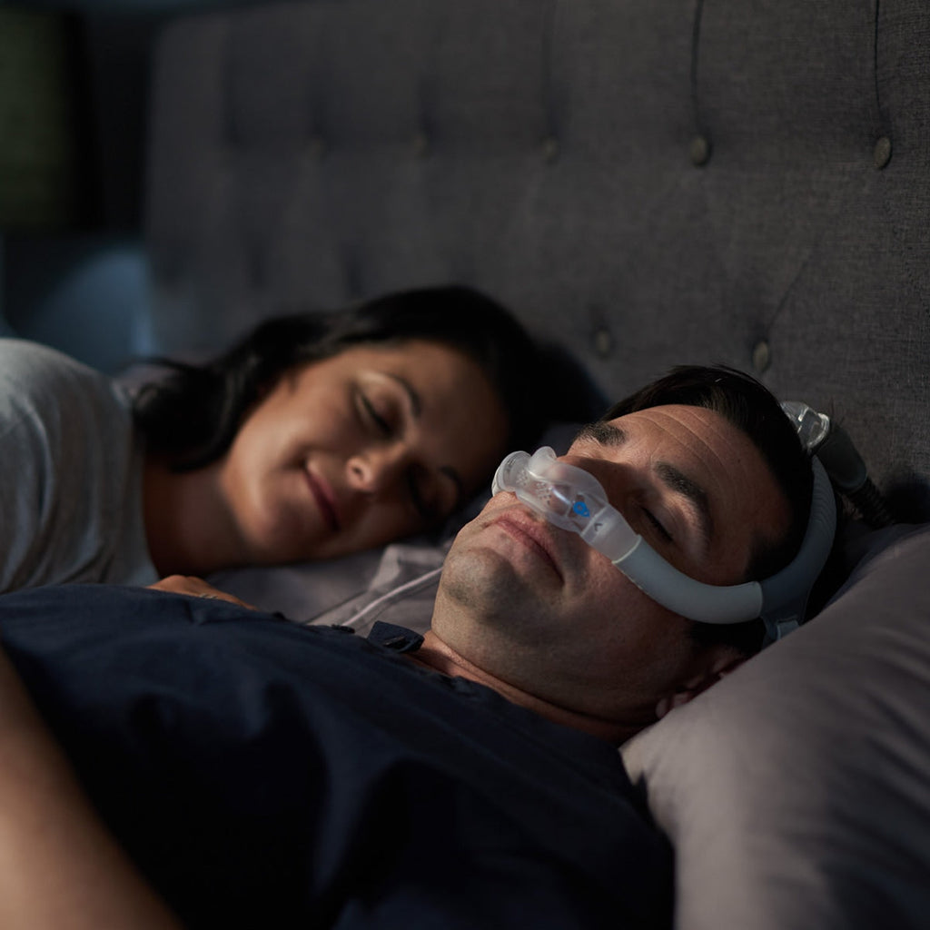 sleeping with resmed airfit n30i nasal cpap mask