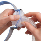 airfit p10 cpap mask pillow installation detail