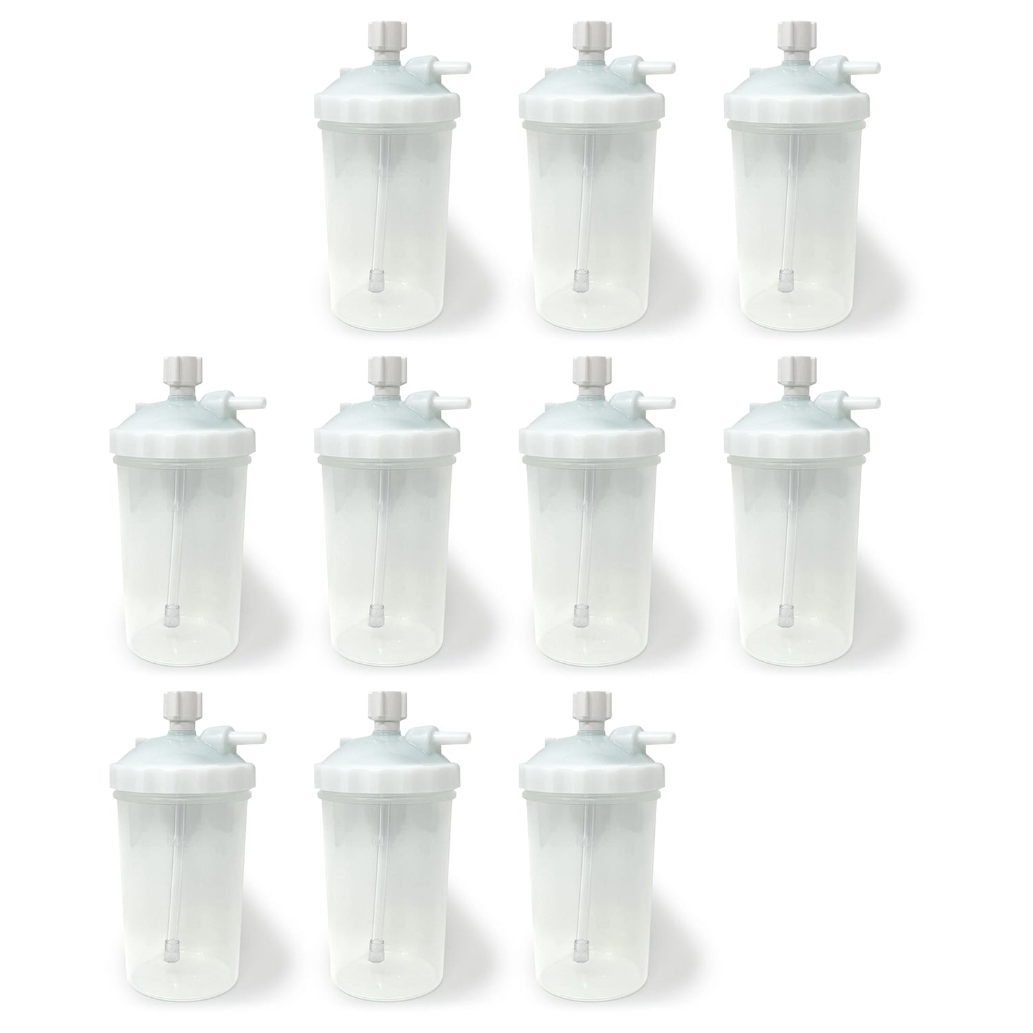 AirLife (WestMed) High Flow Bubble Humidifier Bottle (White Lid) for Various Oxygen Concentrators