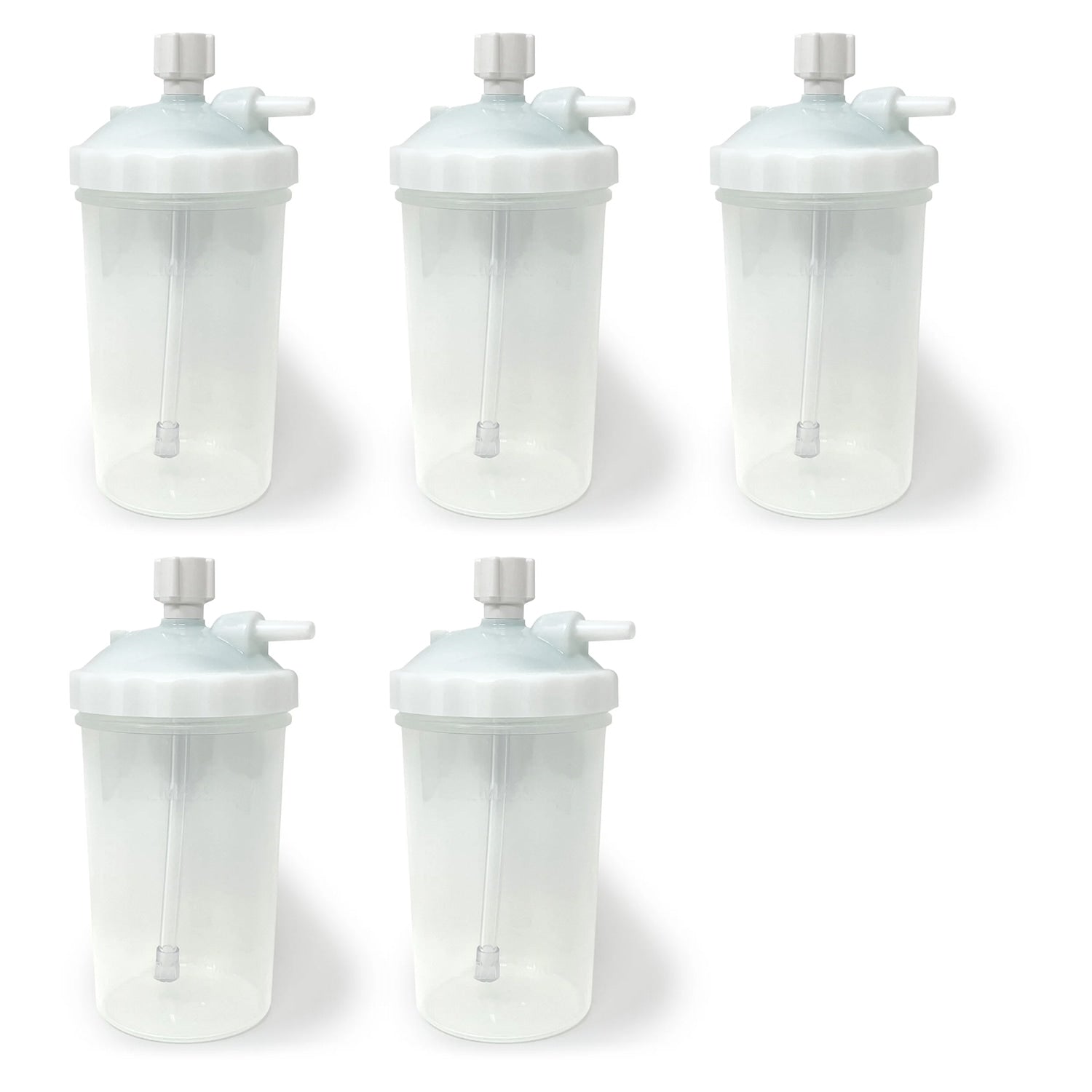 AirLife (WestMed) High Flow Bubble Humidifier Bottle (White Lid) for Various Oxygen Concentrators