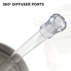 AirLife (Salter) High Flow Bubble Humidifier Bottle (Tan Lid) for Various Oxygen Concentrators