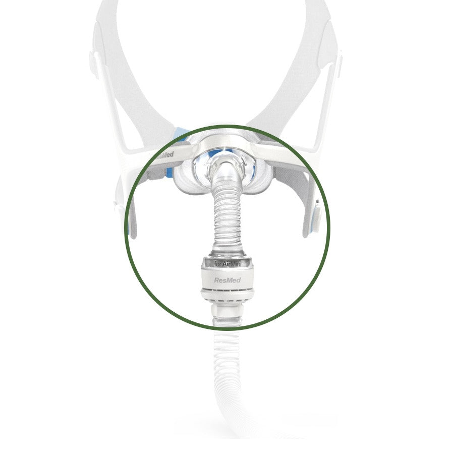 airmini airfit n20 cpap mask connector detail view