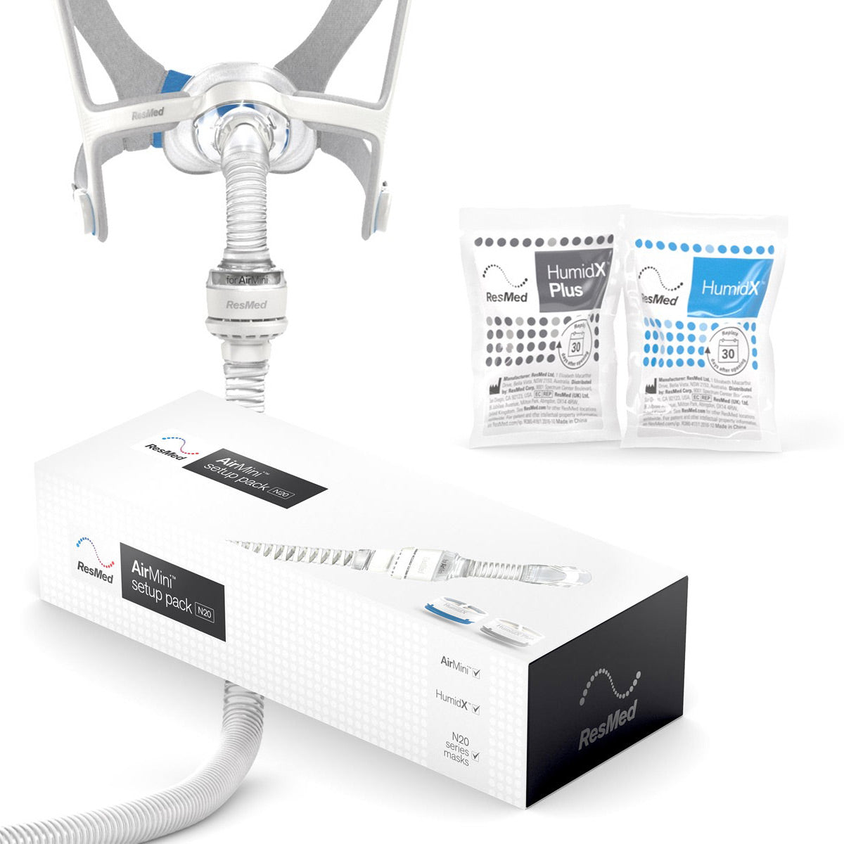 airmini airfit n20 nasal cpap mask setup pack