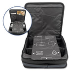 Airsense 10 travel bag open to show compartments and padding