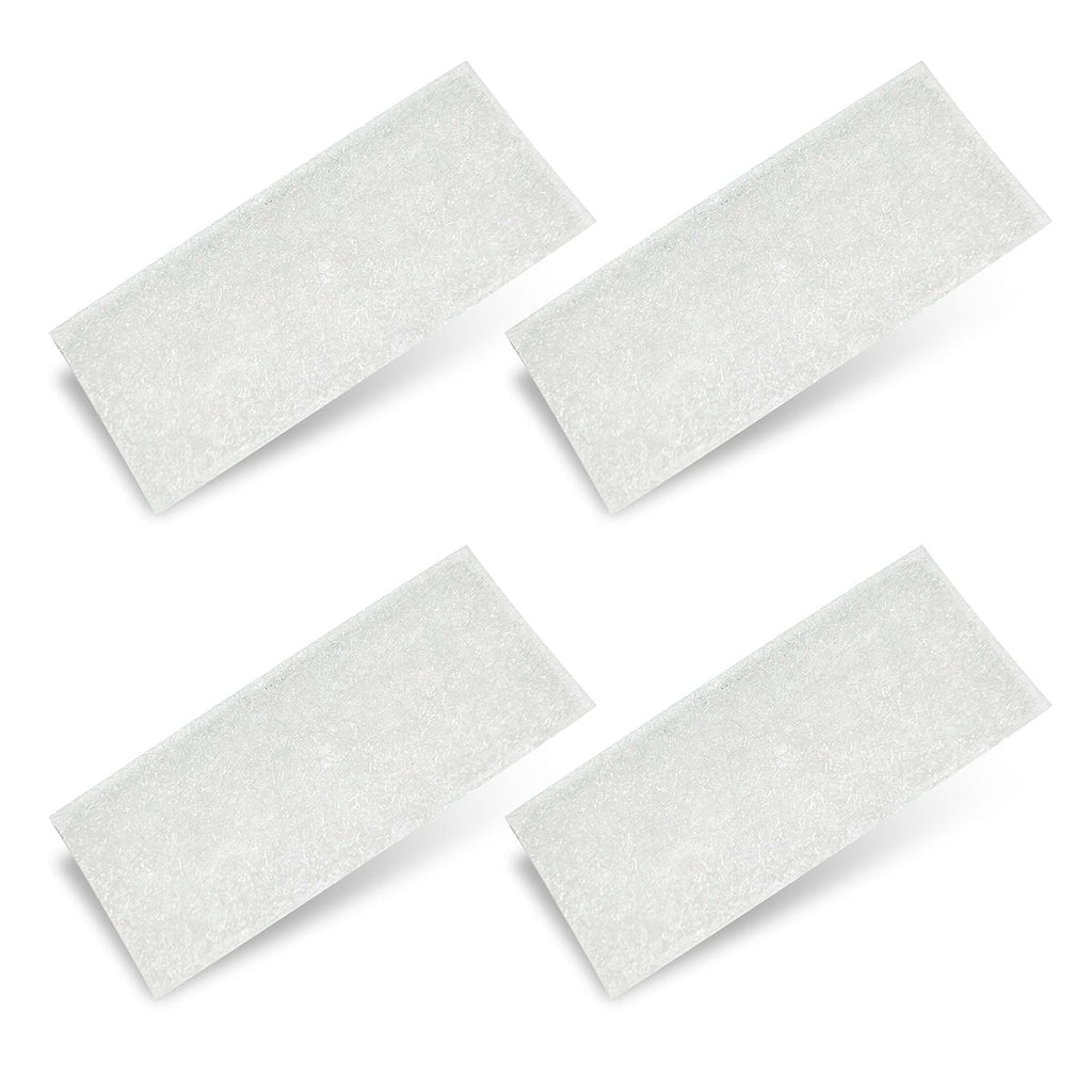 A 4 pack of disposable filter for ResMed AirSense 11 CPAP and AirCurve 11 BiLevel machines, made of polyester fibers.