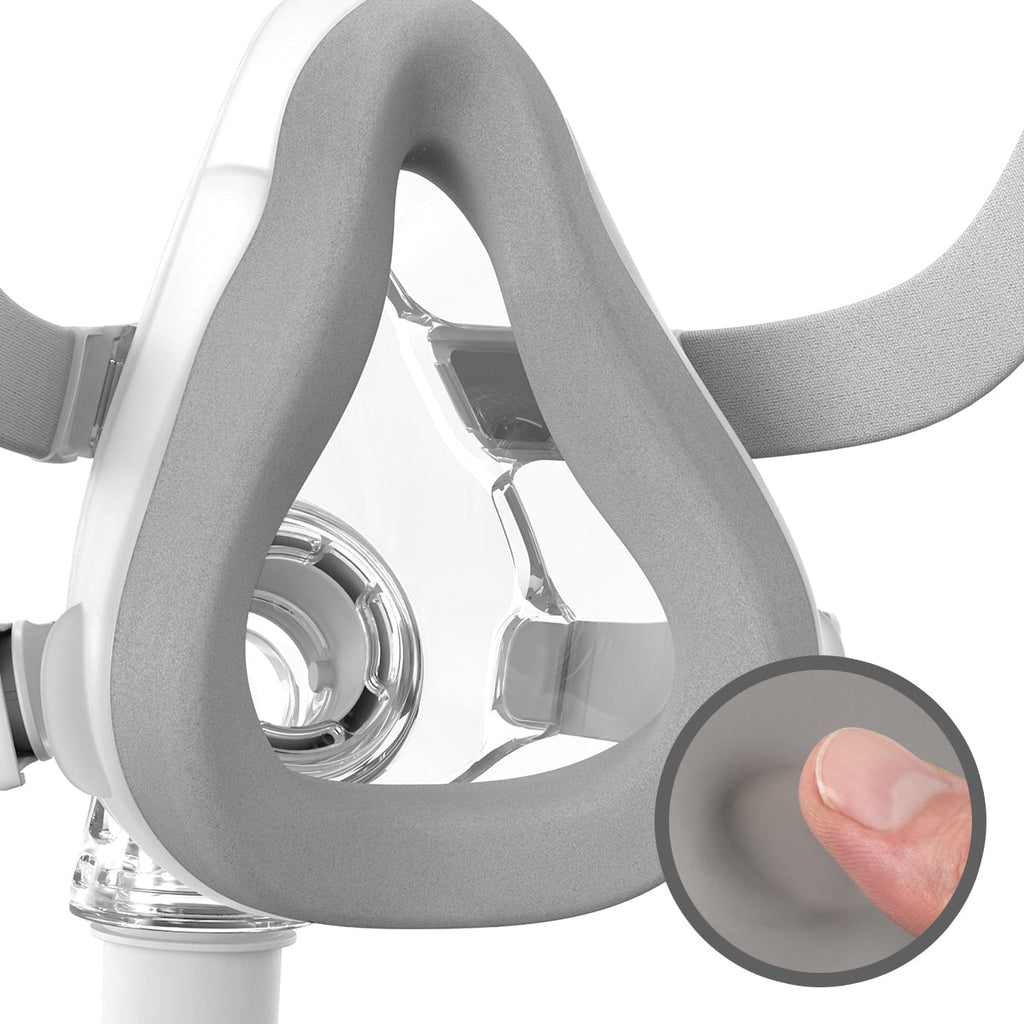 airtouch f20 for her cpap mask memory foam cushion detail