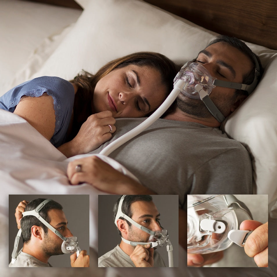 Magnetic Headgear Clips for Amara View Full Face CPAP Masks - 1