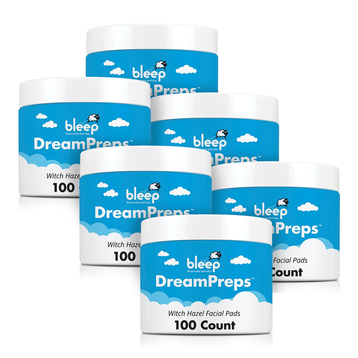Bleep DreamPreps Witch Hazel Facial Pads