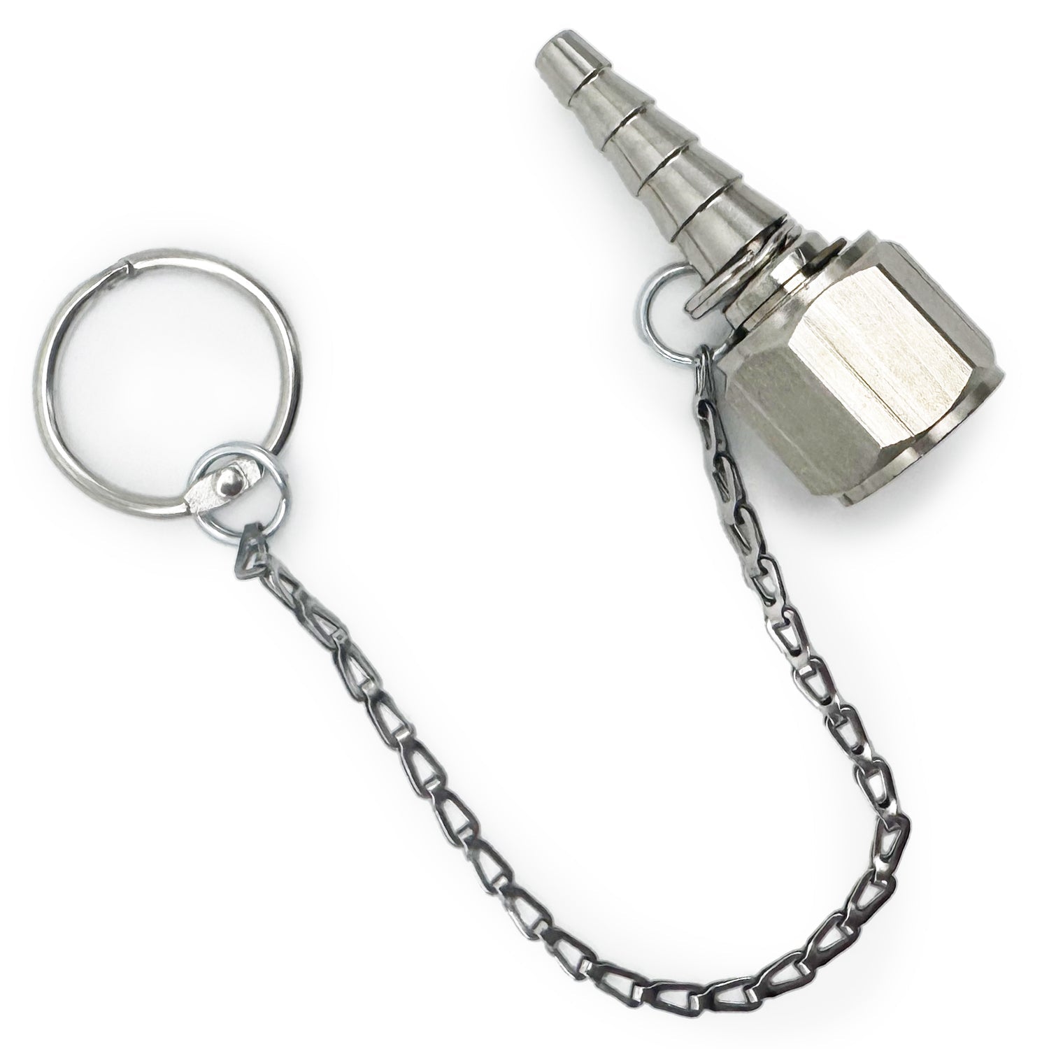 Nickel Plated Brass Nipple Nut & Stem Adapter for Concentrators