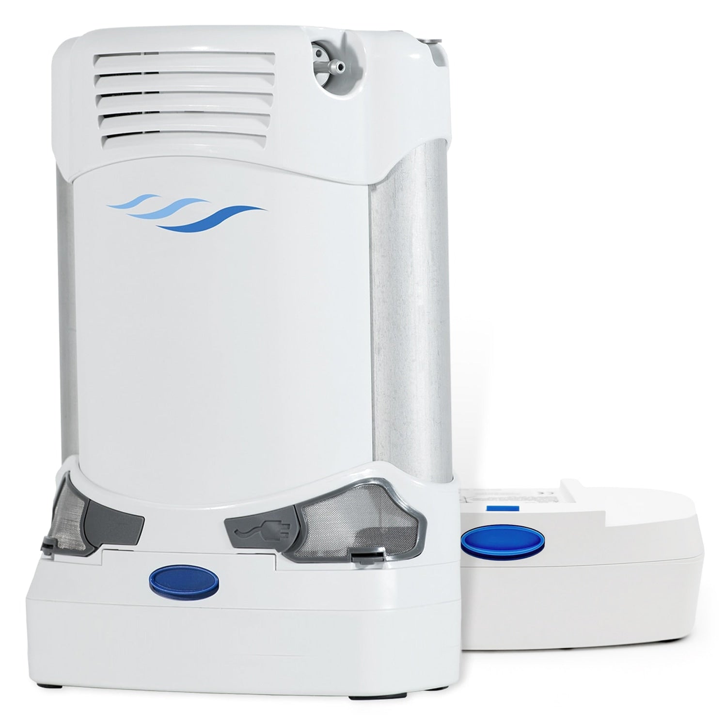 Caire Freestyle portable oxygen concentrator with two extended batteries
