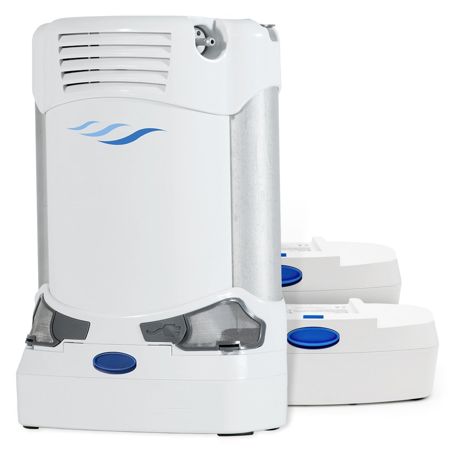 Caire Freestyle portable oxygen concentrator with three extended batteries 