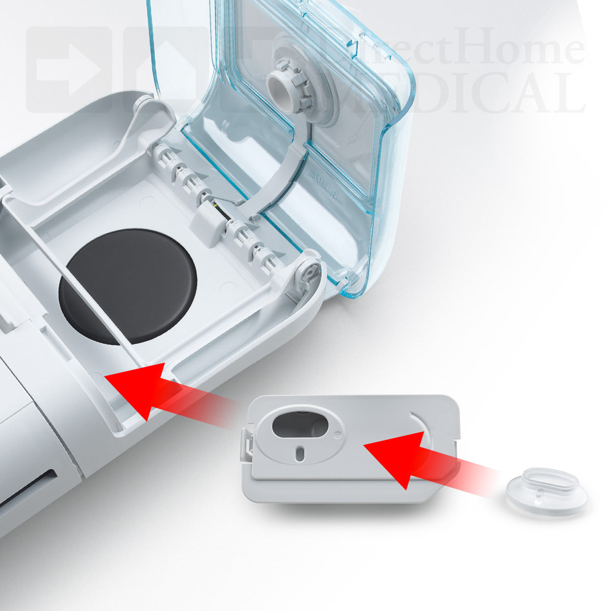 dreamstation cpap dry box and seal installation
