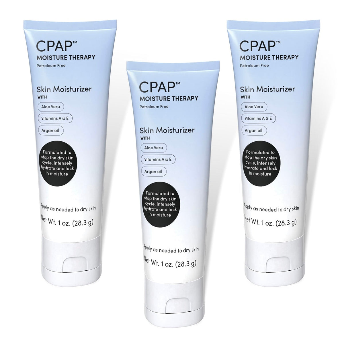cpap moisture therapy skin lotion cream moisturizer 3 pack