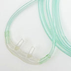 Extra Soft Cozy HIGH FLOW Nasal Cannula with 1 Foot Green Oxygen Supply Tubing