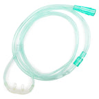 Extra Soft Cozy HIGH FLOW Nasal Cannula with 1 Foot Green Oxygen Supply Tubing