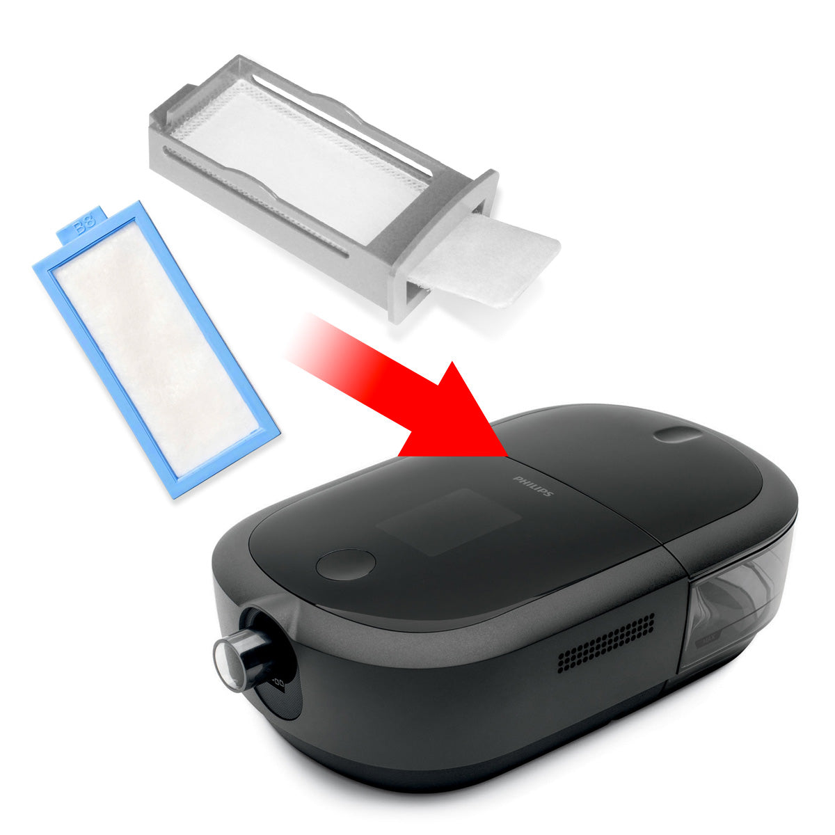 Disposable Ultra Fine Filter for DreamStation 2 CPAP Machines