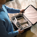 dreamstation cpap travel bag in use