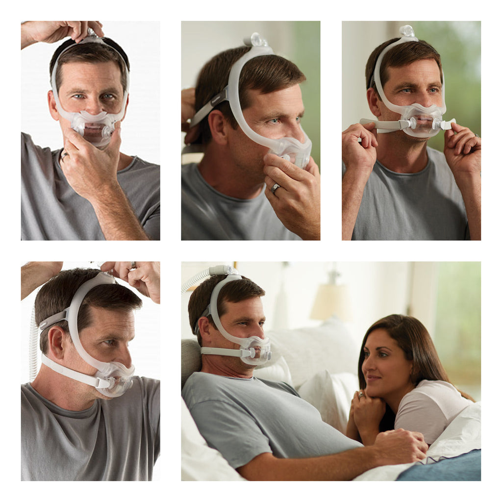 Cpap Frame. Use DreamWear Full Face CPAP Mask with Headgear – DirectHomeMedical
