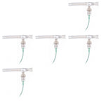 Five Pack of reusable nebulizers with T piece