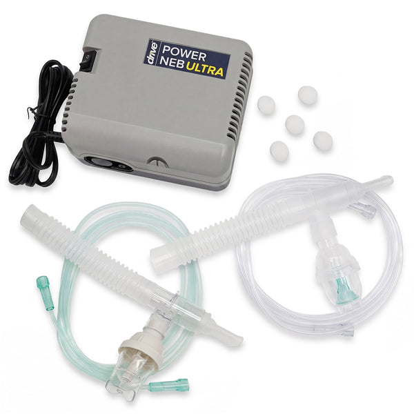 Power Neb Ultra Compressor Kit with Reusable & Disposable Nebulizers