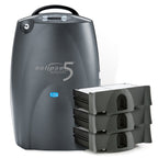 Eclipse 5 Portable Oxygen Concentrator Bundle (Continuous Flow & Pulse Dose) (CERTIFIED PRE-OWNED)