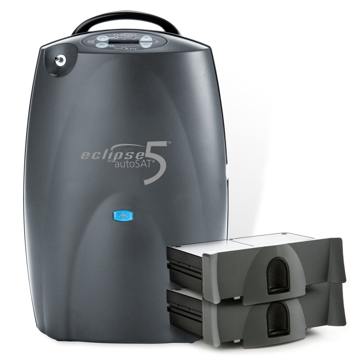 Eclipse 5 Portable Oxygen Concentrator Bundle (Continuous Flow & Pulse Dose)