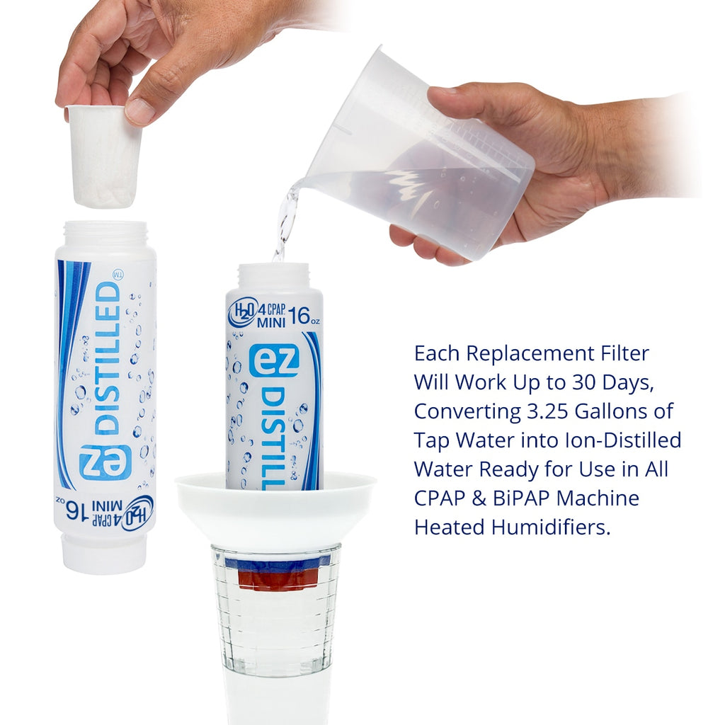 ez distilled filter saves you money on cpap distilled water humidifiers