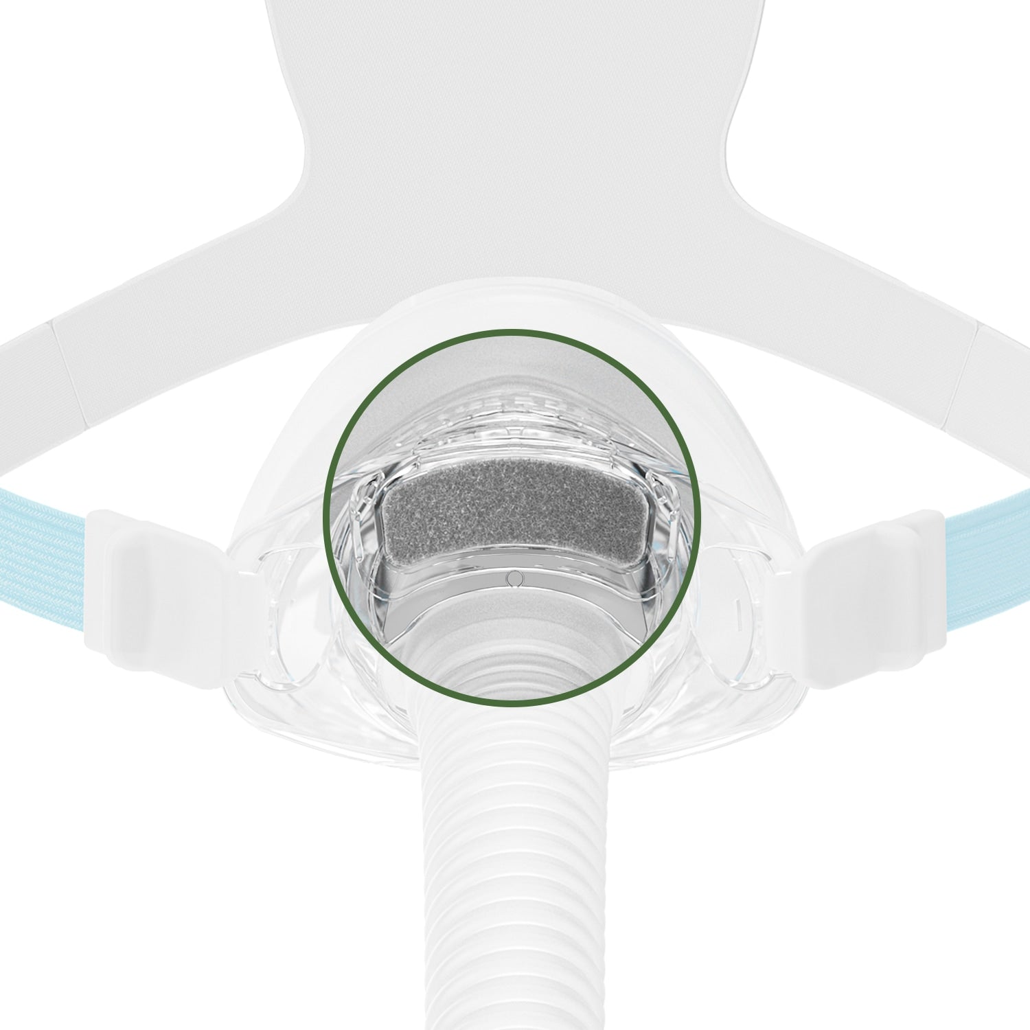 Close up view of a Nova Nasal CPAP Mask Diffuser 