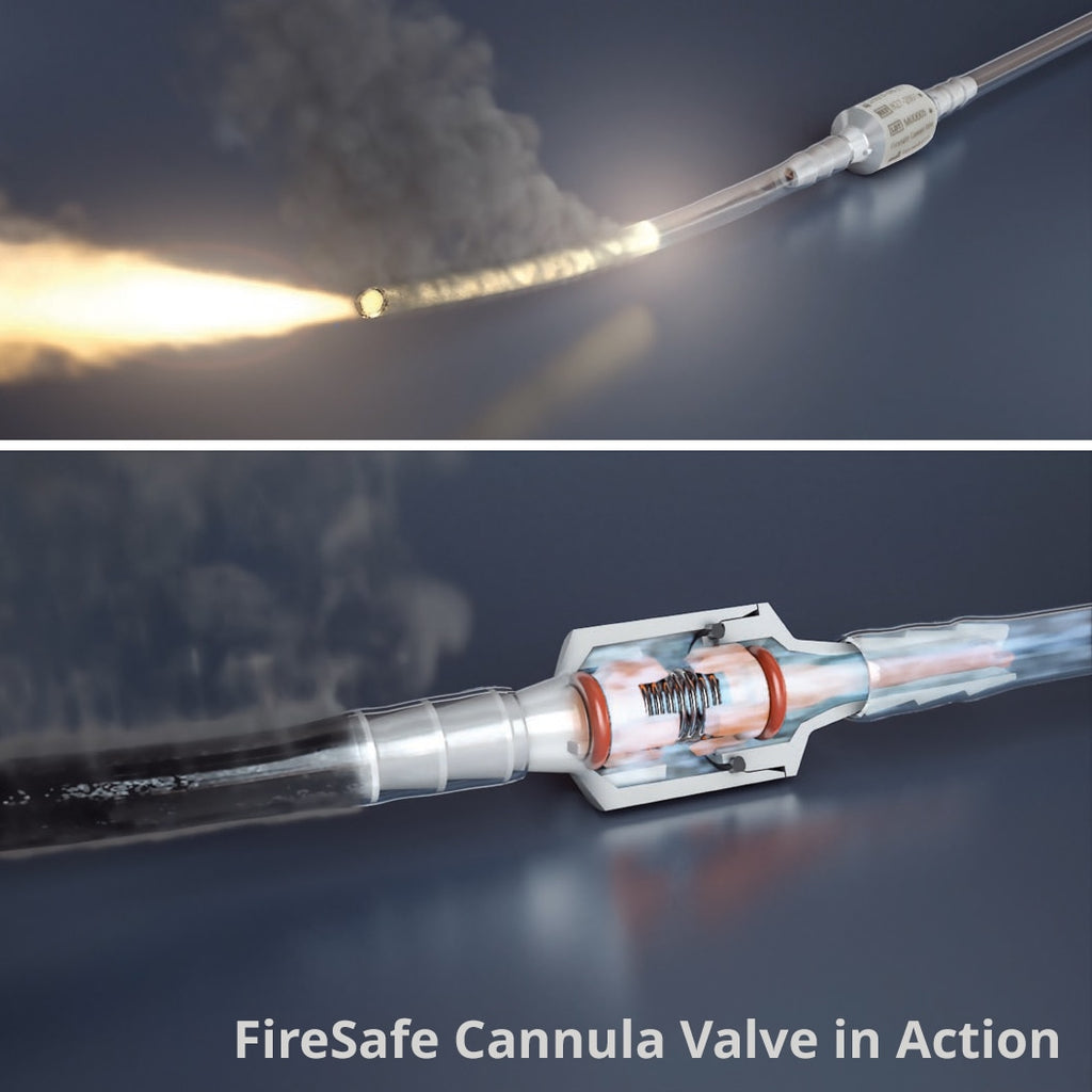 firesafe cannula valve in action