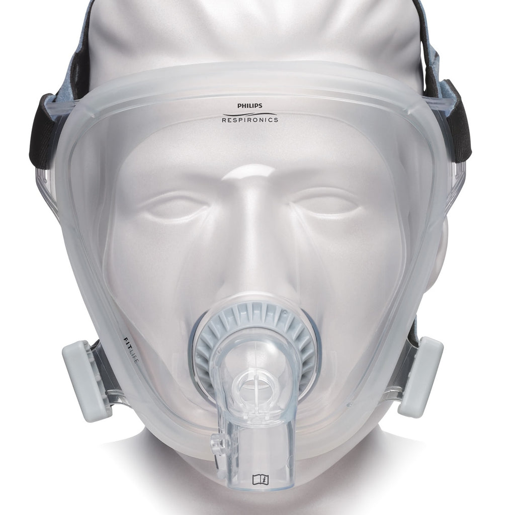 philips respironics fitlife total face cpap mask front view