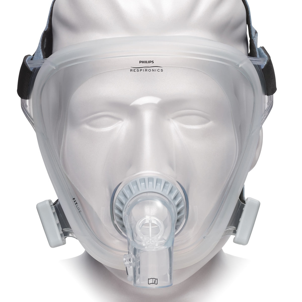 philips respironics fitlife total face cpap mask front view
