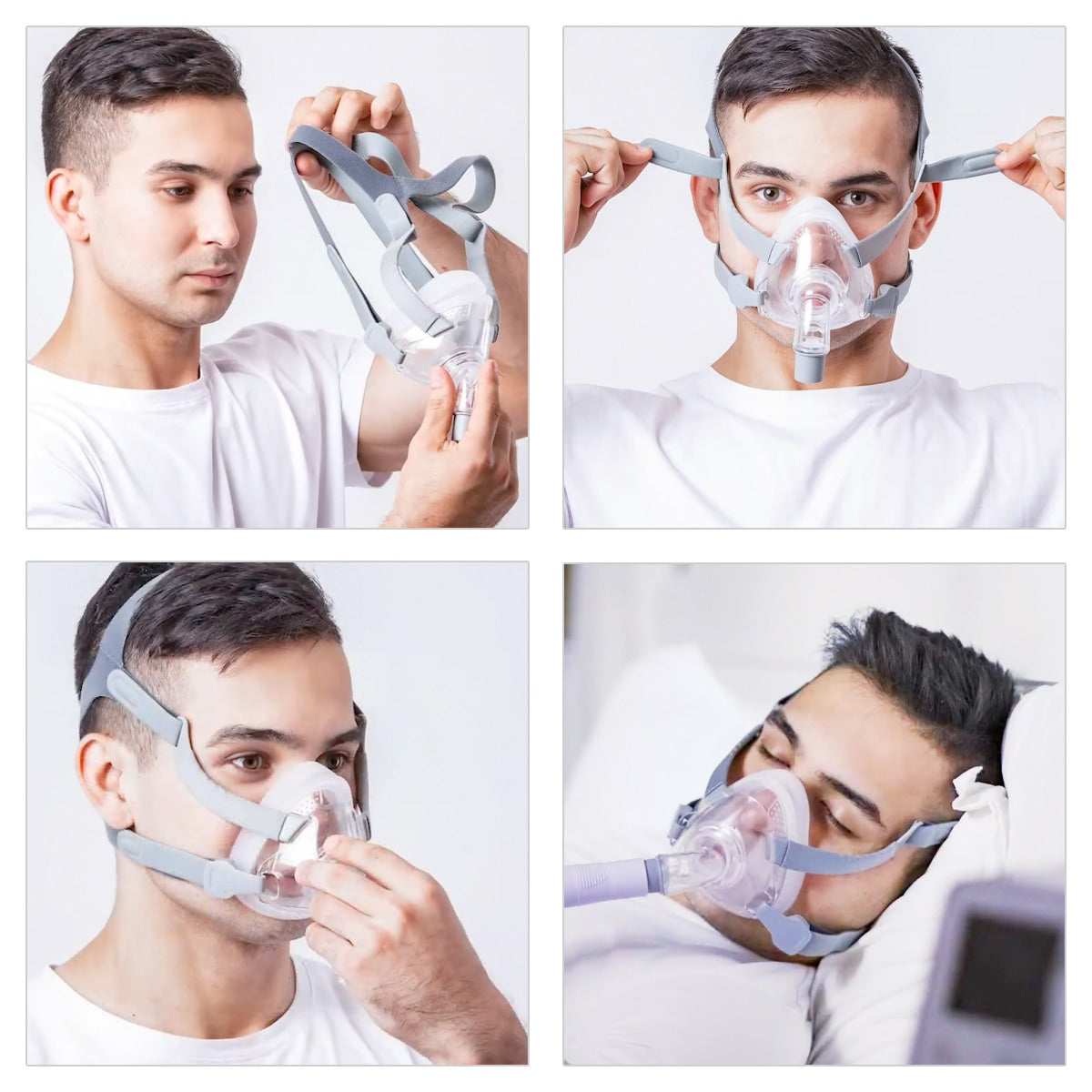 Siesta Full Face CPAP Mask with Headgear – DirectHomeMedical