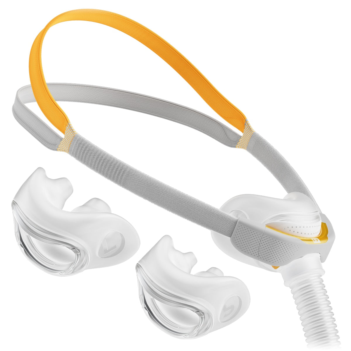 F&P Solo Nasal Pillow CPAP Mask with Headgear – DirectHomeMedical