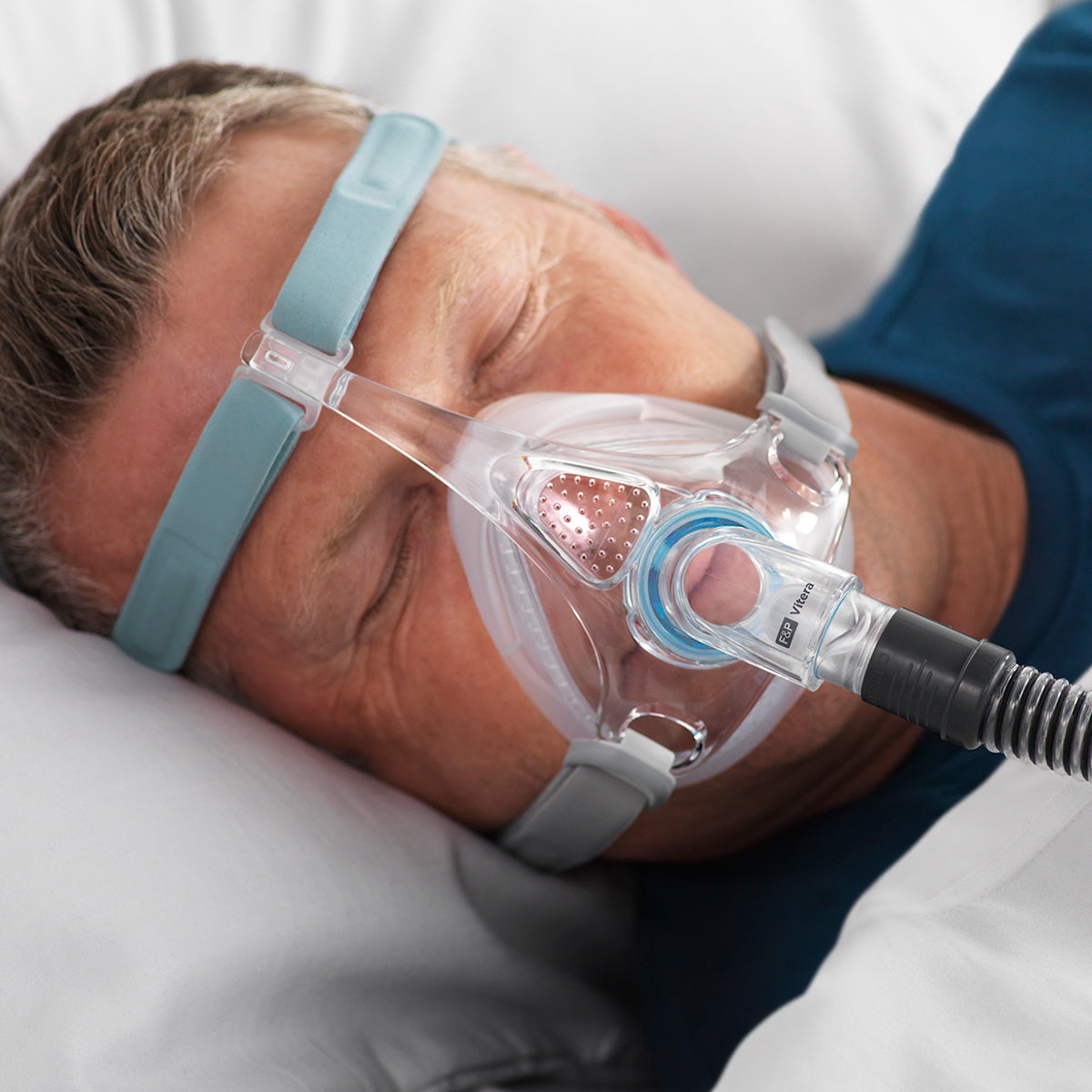 F&P Vitera Full Face CPAP Mask with Headgear – DirectHomeMedical