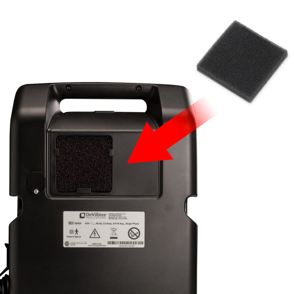 Foam Cabinet Filter for 1025DS & 525DS Oxygen Concentrators