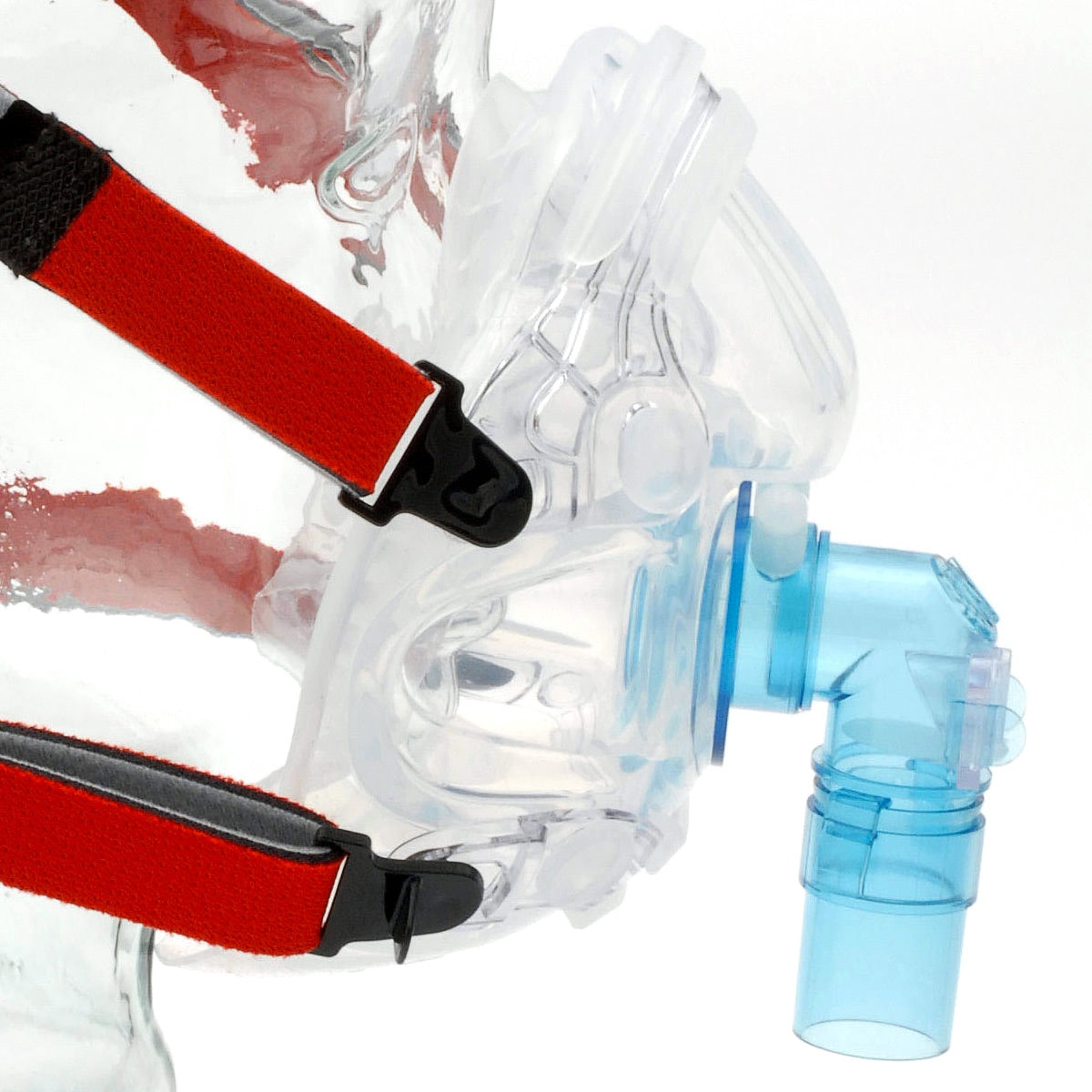 detail view of Hans Rudolph 7600v2 cpap mask