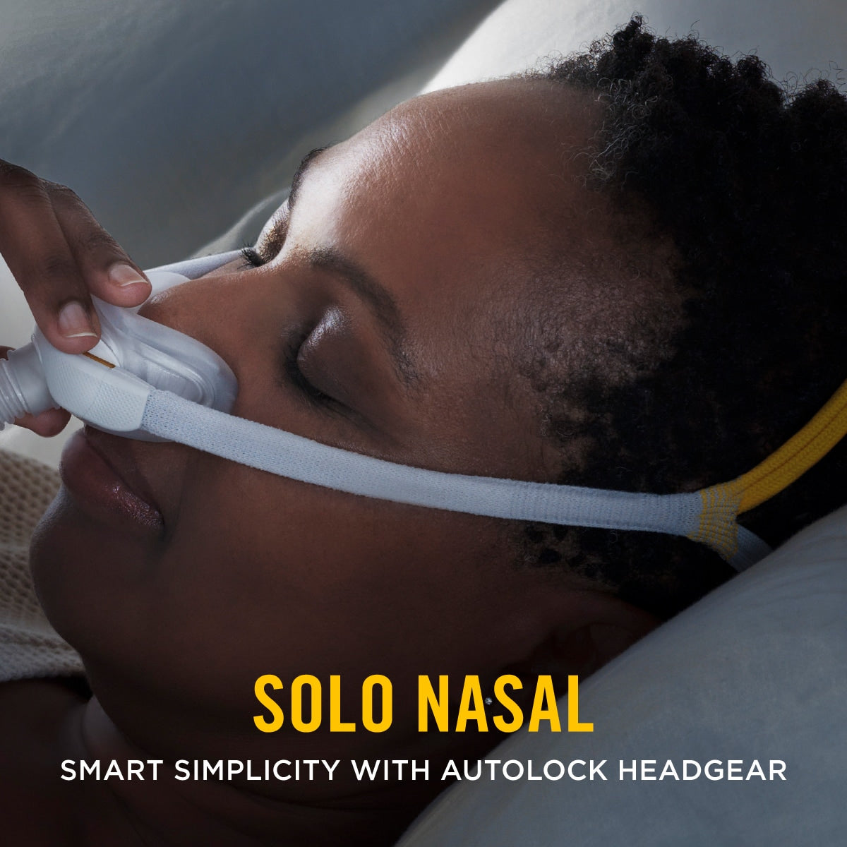 F&P Solo Nasal CPAP Mask with Headgear