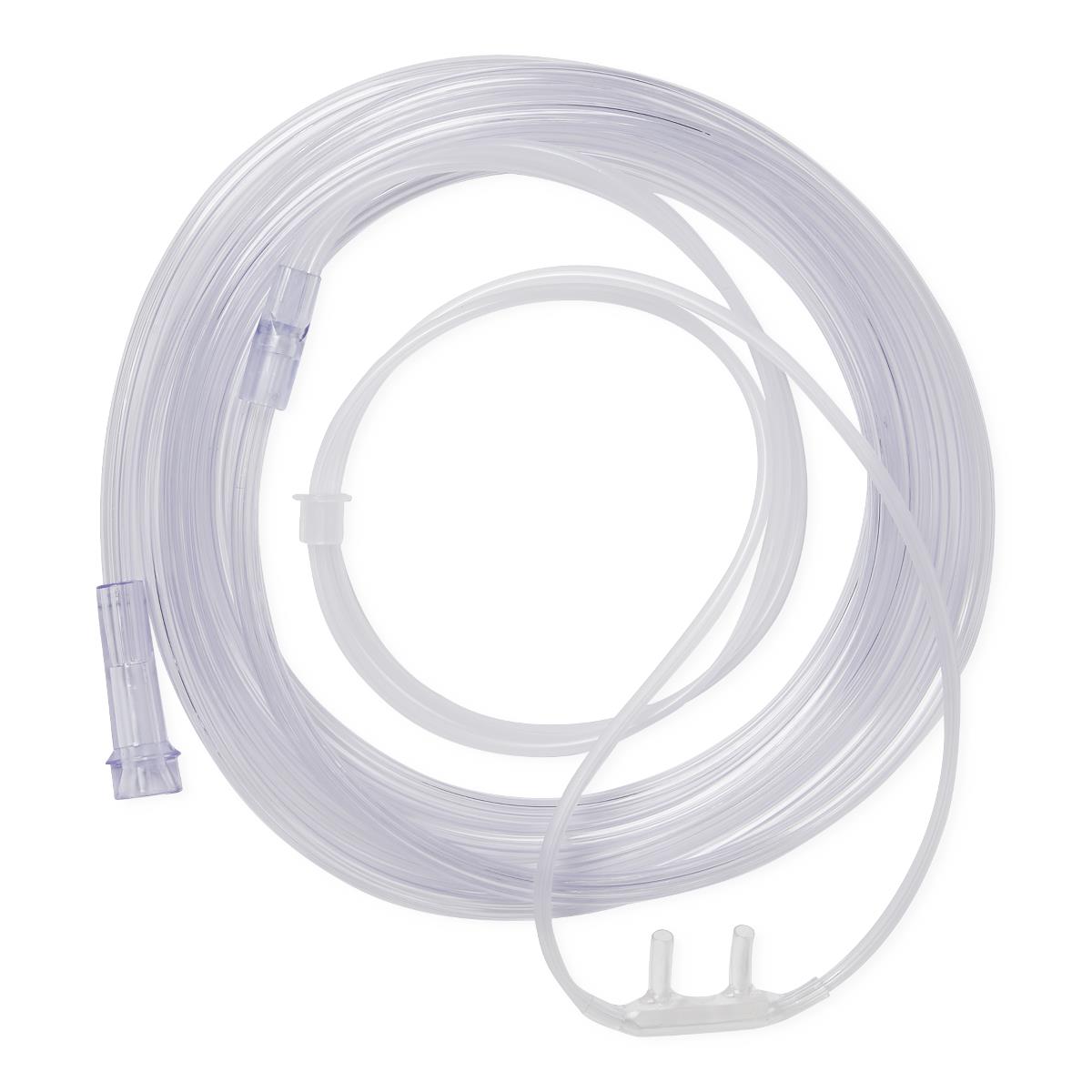 Soft Nasal Cannula with 25 Foot Crush Resistant Oxygen Supply Tubing
