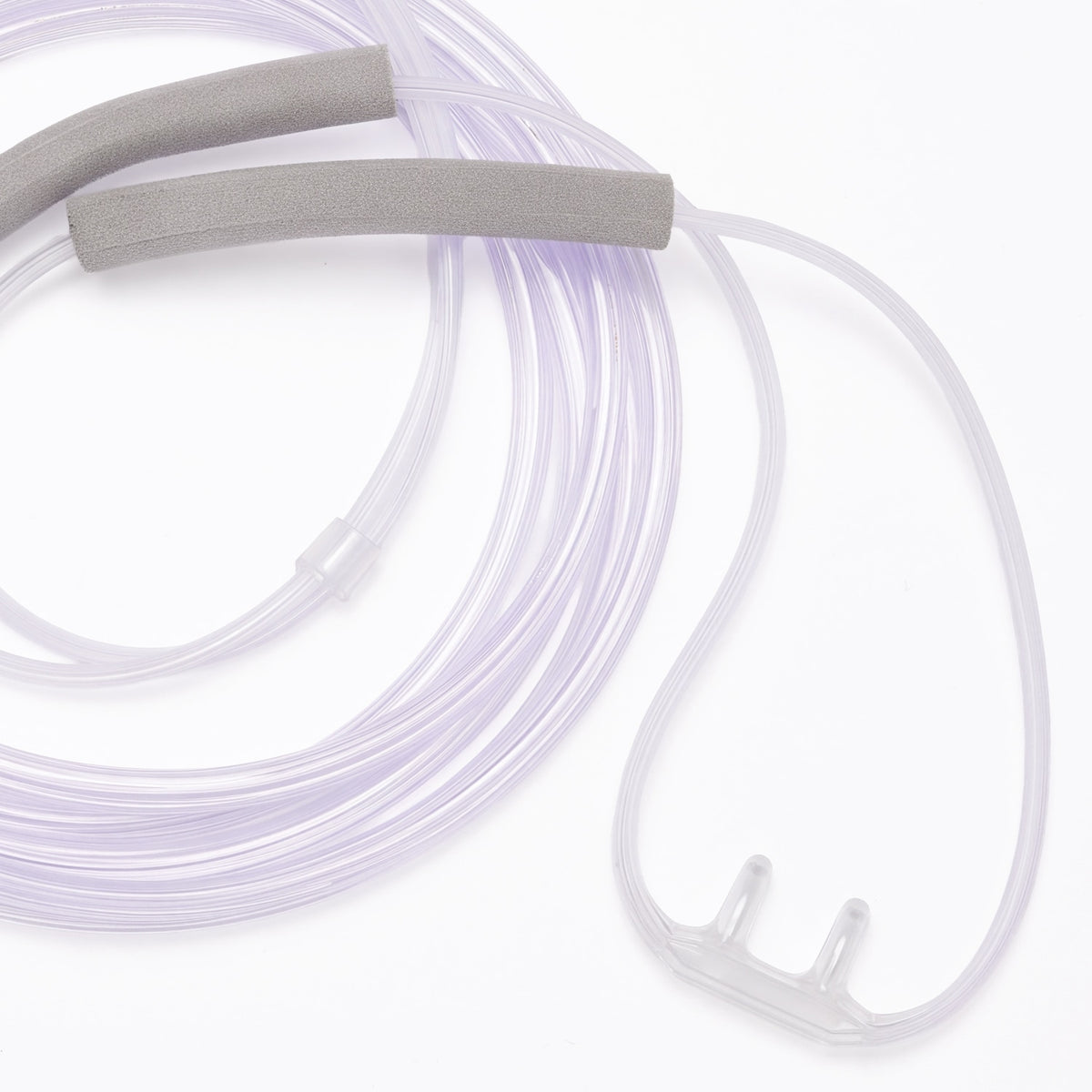 Soft Nasal Cannula with Foam Ear Covers & 7 Foot Star Lumen Oxygen Tubing