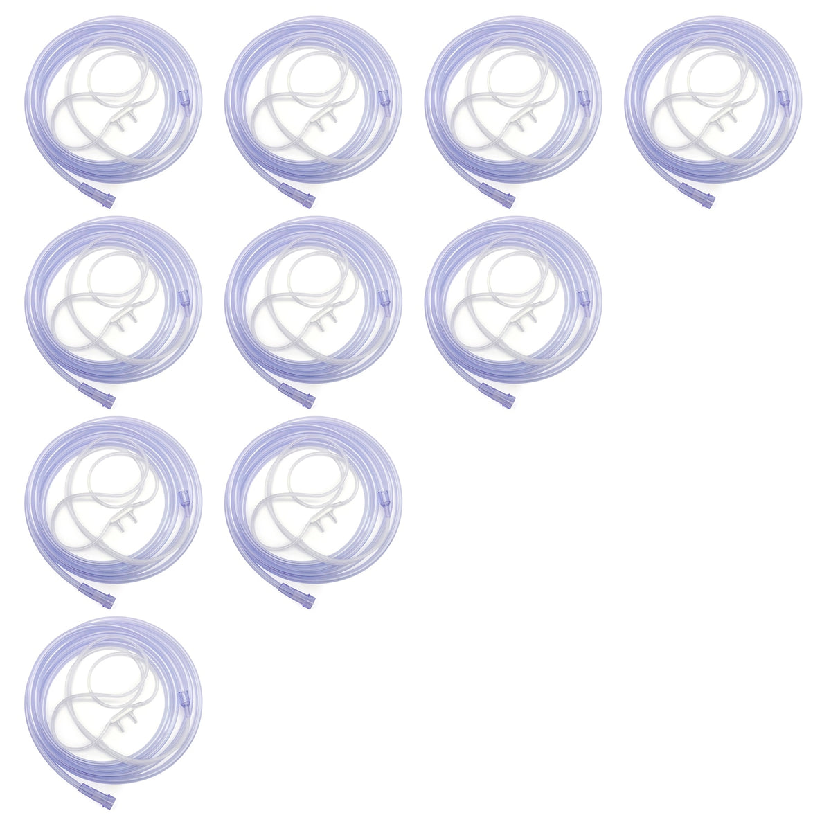 Ten pack of Hudson super soft nasal cannulas